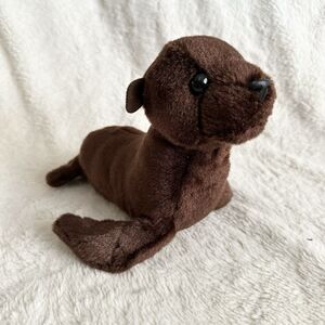 Aurora Destination Nation Brown California Sea Lion Seal 10” Plush Toy Aquarium